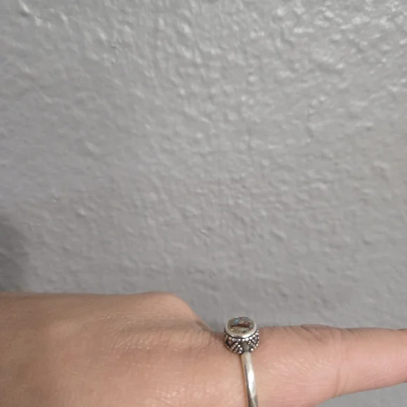 Sterling Silver Handmade Corn Ring Size 7 - Picture 12 of 15